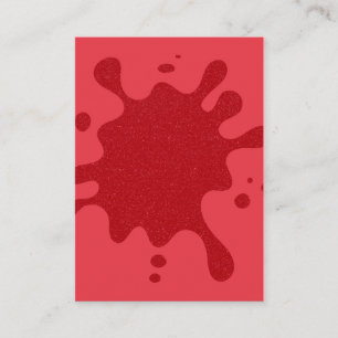 Carte d'appel personnalisée tomate rouge - Fin mat