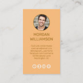 Carte d'appel personnelle pour les couples (Dos)