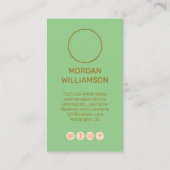 Carte d'appel personnelle pour les couples (Dos)