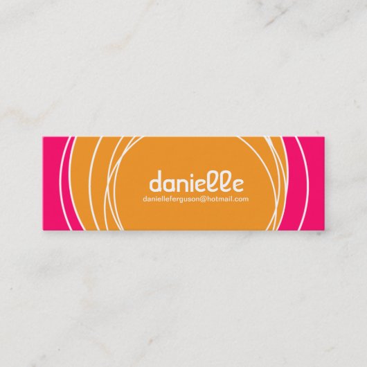 Carte D'appel Petite mini télécarte (Devant)