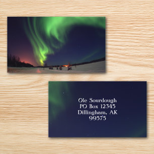 Carte D'appel Photo des Aurores Boréales