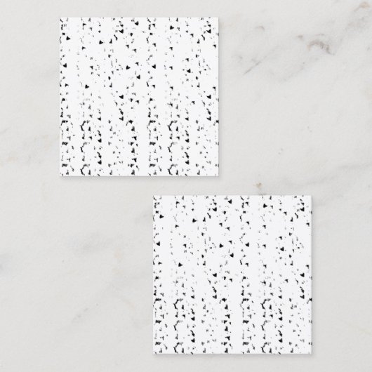 Carte D'appel photo en noir et blanc de gouttes de pluie (Devant / Derrière)