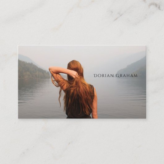 Carte d'appel photo moderne (Devant)