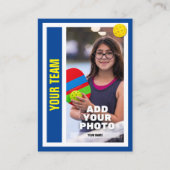 Carte D'appel Pickleball Player - Deep Blue (Devant)