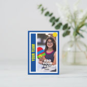 Carte D'appel Pickleball Player - Deep Blue (Debout devant)