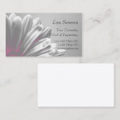 Carte D'appel Pink Floral Highlights Graduate (Devant / Derrière)