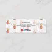 Carte D'appel PixDezines ALOHA PINEAPPLE/HOT PINK/FAUX GOLD (Dos)