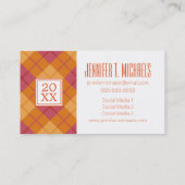 Carte D'appel Plaid polarisé de l'obtention du diplôme | de (Dos)