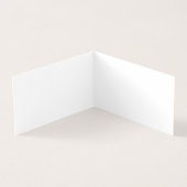 Carte d'appel pliée classique (Intérieur)