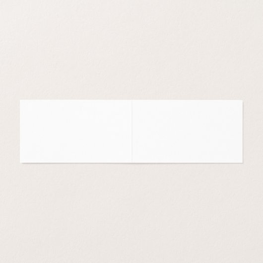 Carte d'appel pliée classique (Intérieur déplié)