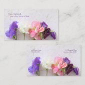 Carte D'appel Pois doux frais (Devant / Derrière)