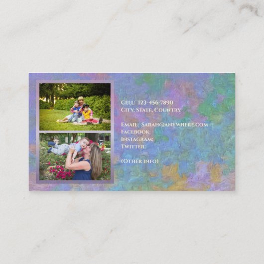 Carte d'appel Poolside Singer 2338 (Dos)