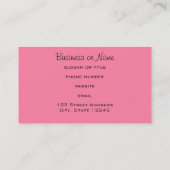 Carte D'appel Porte-bébé à la mode pour maman poussant (Dos)