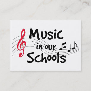 Carte d'appel pour la musique