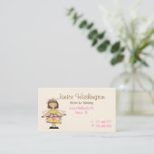 Carte d'appel pour maman Fairy Pretty Flower (Debout devant)
