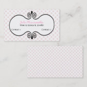 Carte d'appel pour maman Paris Haute Mode élégant (Devant / Derrière)