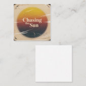 Carte D'appel Poursuivre Le Soleil (Devant / Derrière)