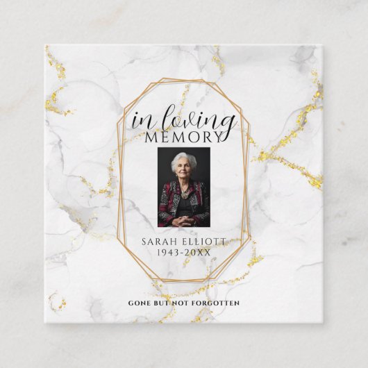 Carte D'appel Prayer in memory of loved one Card (Devant)