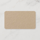 Carte D'appel Premium Kraft (Dos)