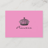 Carte D'appel * Princesse Blue/télécarte rose de couronne * (Dos)