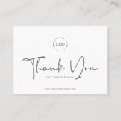 Carte D'appel Promo simple et simple de logo d'entreprise person (Devant)