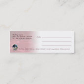 Carte D'appel PSYCHIQUE - affaires, profil, télécarte (Dos)