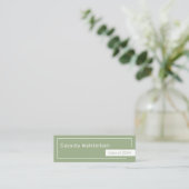 Carte D'appel QR Code Minimalist Graduate Graduate Name (Debout devant)