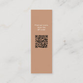 Carte D'appel QR Code Photo Diplôme Diplômé Nom du diplôme (Dos)