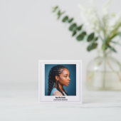 Carte D'appel QR & Photo Dreadlocks Loctician (Debout devant)