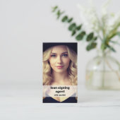 Carte D'appel QR Photo Notaire Insta (Debout devant)