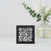 Carte D'appel QR Premium analysable (Debout devant)