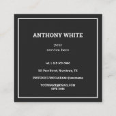 Carte D'appel QR Premium analysable (Dos)