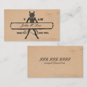 Carte D'appel "Qui le diable sont vous" les télécartes (Devant / Derrière)