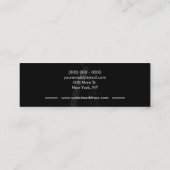 Carte D'appel Razor Barber shop black small (Dos)