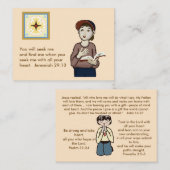 Carte D'appel Rechercher Jésus (Devant / Derrière)