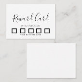 Carte D'appel Récompenses modernes simples Loyauté Affaires (Devant / Derrière)