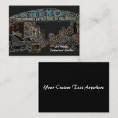 Carte D'appel Reno Nevada Professional Gambler ou toute professi (Devant / Derrière)