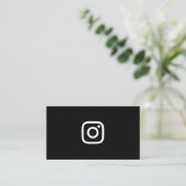 Carte D'appel réseautage instagram (Debout devant)