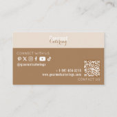 Carte D'appel Restauration Gastronomique (Dos)