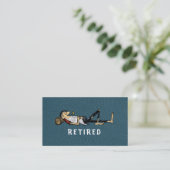 Carte D'appel Retirement - Rip Van Winkle image business (Debout devant)
