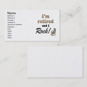 Carte D'appel retraite (Devant / Derrière)