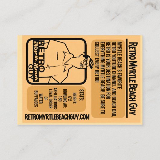 Carte D'appel Rétro de l'action (Dos)