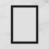 Carte D'appel Rose bleu brûlant (Dos)