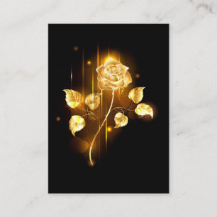 Carte D'appel Rose d'or ( rose dorée )