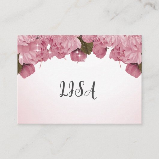 CARTE D'APPEL ROSES ROSES ROSES (Devant)