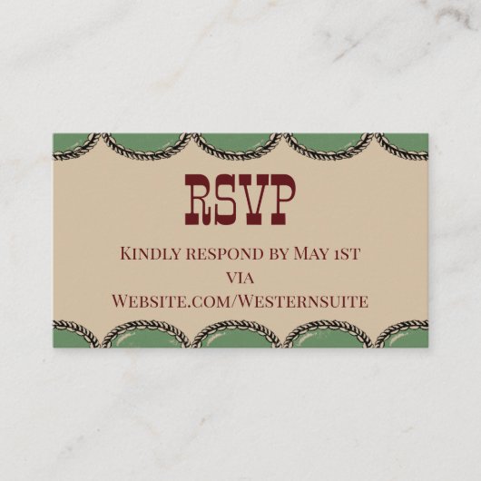 Carte D'appel RSVP Card (Devant)