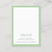 Carte D'appel Sage Green Jewelry display holder (Dos)