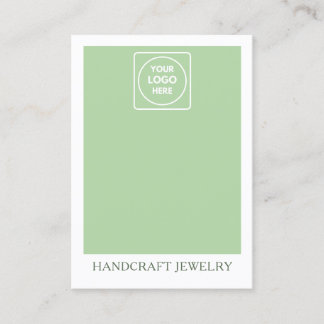 Carte D'appel Sage Green Jewelry display holder