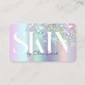 Carte D'appel Salon Esthétique de soins de la peau Parties scint (Devant)