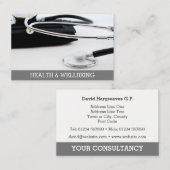 Carte d'appel santé et Médicale. (Devant / Derrière)